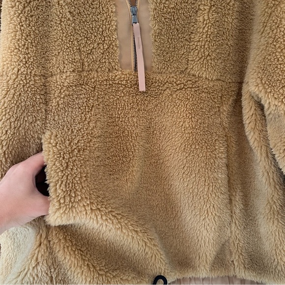 VARLEY Appleton Half-Zip Pullover Sherpa/Fleece/Mustard Gold/ Tan - Picture 8 of 11